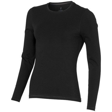 Ponoka organisch dames t-shirt lange mouwen