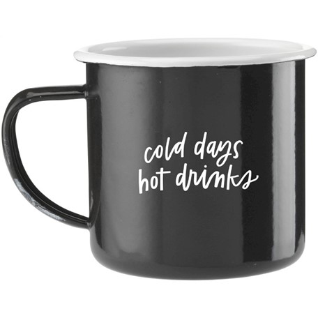 Retro Emaille Mug mok