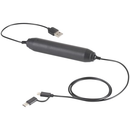 Path 2000 mAh powerbank met 3 in 1 kabel