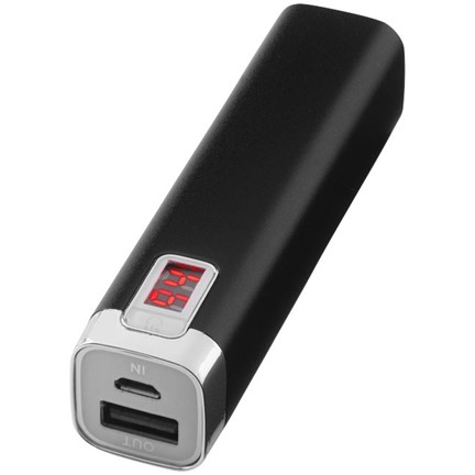 Jolt powerbank met digitaal energie display 2200 mAh