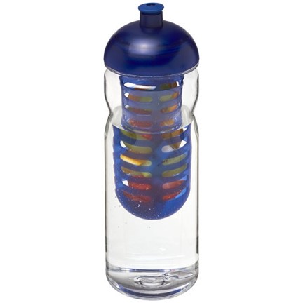 H2O Base Tritan 650 ml bidon en infuser met koepeldeksel