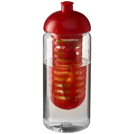 H2O Octave Tritan 600 ml bidon en infuser met koepeldeksel