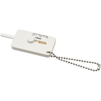 Kepi sleutelhanger met bandenprofielmeter
