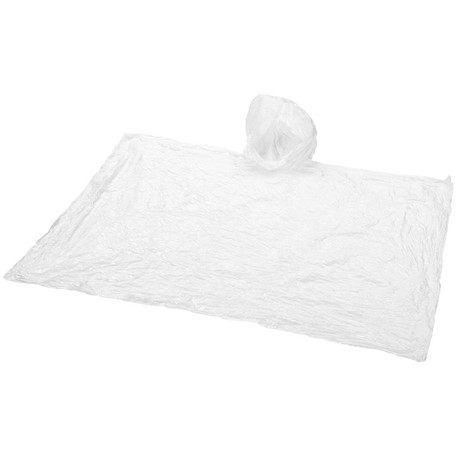 Huko wegwerp regenponcho met opbergtasje