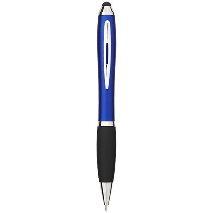 Nash stylus balpen met gekleurde houder en zwarte grip
