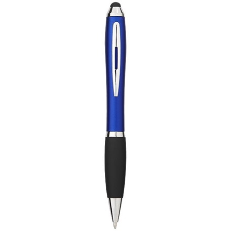Nash stylus balpen met gekleurde houder en zwarte grip