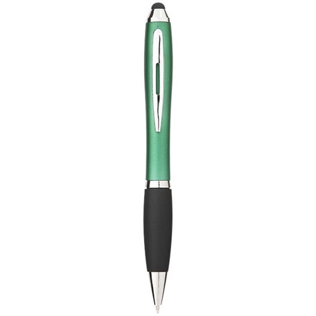 Nash stylus balpen met gekleurde houder en zwarte grip