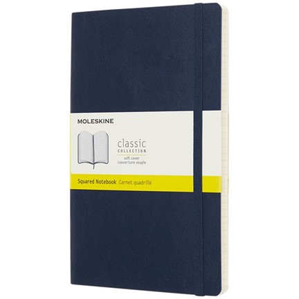 Classic L soft cover notitieboek - ruitjes