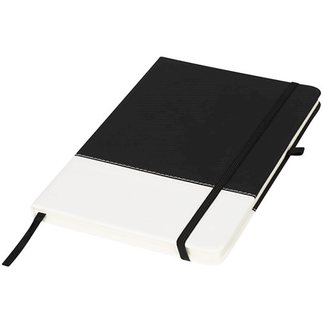 Two-tone A5 notitieboek met kleurenblokken
