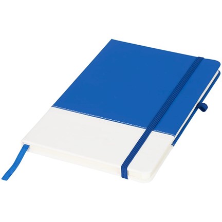 Two-tone A5 notitieboek met kleurenblokken