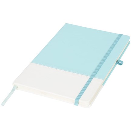 Two-tone A5 notitieboek met kleurenblokken