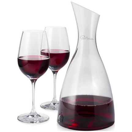 Prestige decanteerkaraf met 2 wijnglazen