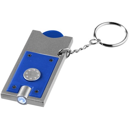 Allegro LED sleutelhanger met munthouder en lampje