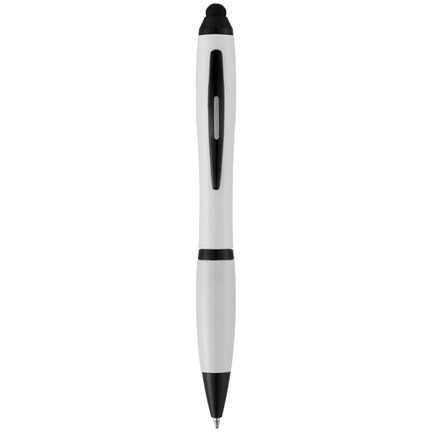 Nash stylus balpen met gekleurde houder en gekleurde grip