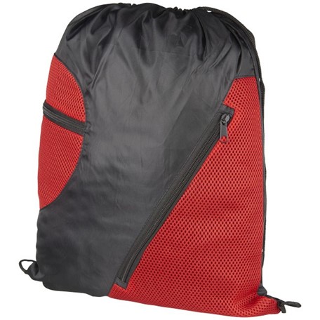 Mesh sporttas met ritssluiting