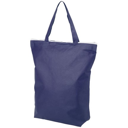 Privy non woven draagtas met korte hengsels en rits
