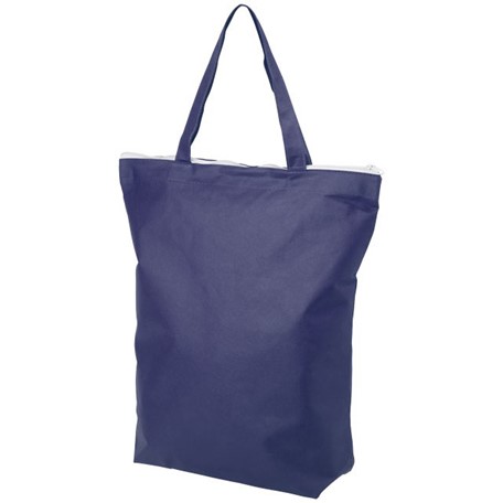 Privy non woven draagtas met korte hengsels en rits