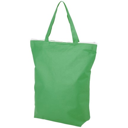 Privy non woven draagtas met korte hengsels en rits