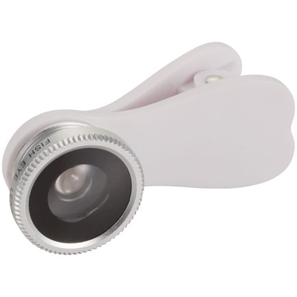 Fisheye lens met clip