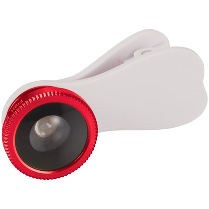 Fisheye lens met clip