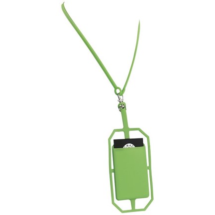 Siliconen RFID kaarthouder inclusief lanyard
