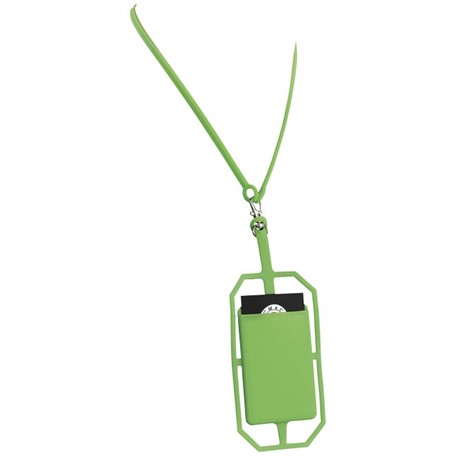 Siliconen RFID kaarthouder inclusief lanyard