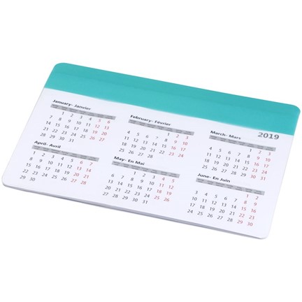 Chart muismat met kalender