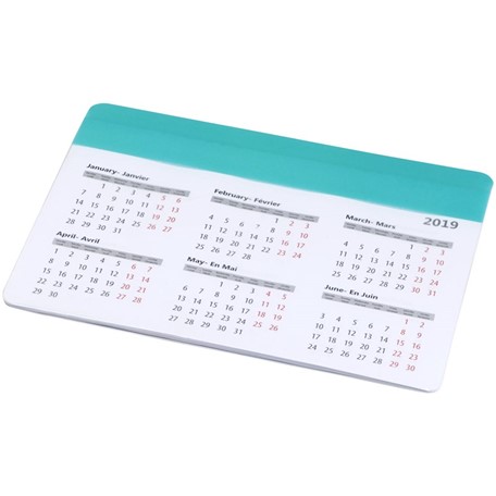 Chart muismat met kalender