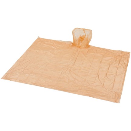 Huko wegwerp regenponcho met opbergtasje